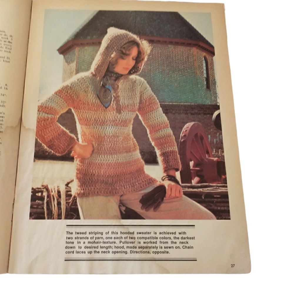1976 McCall's Stitchery Quick Crochet Volume IV Patterns Hat Scarf Pillow Vests. - Picture 5 of 9